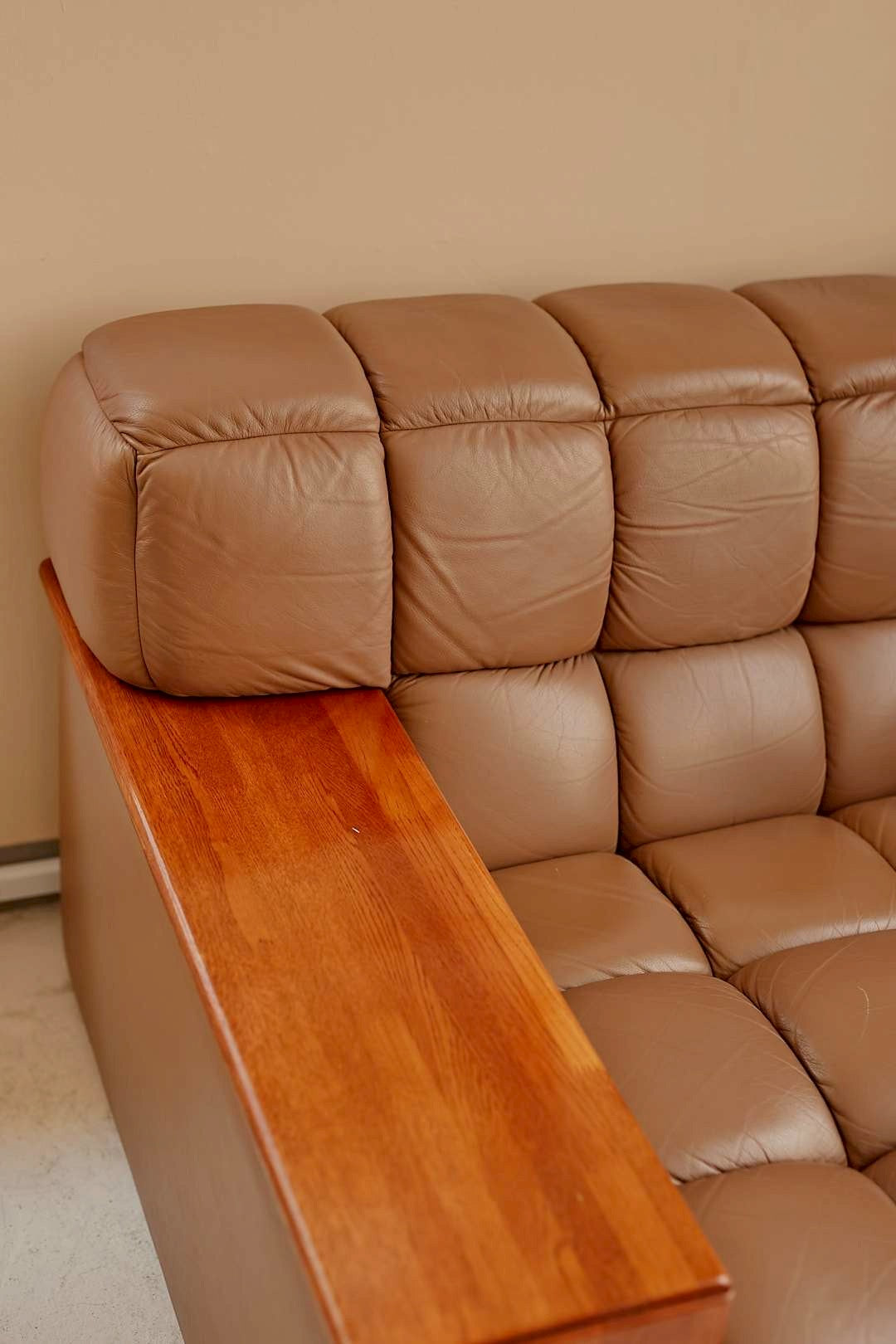 Cube Leather Lounge Sofa