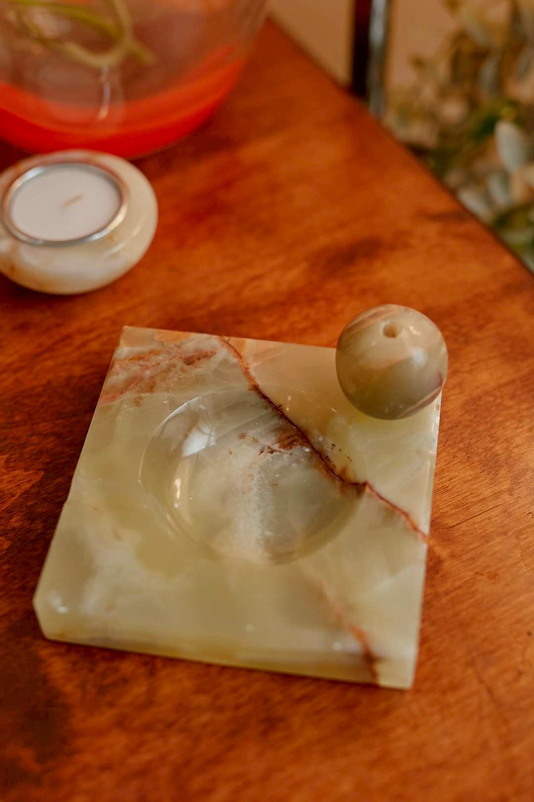 Onyx Incense Holder Set