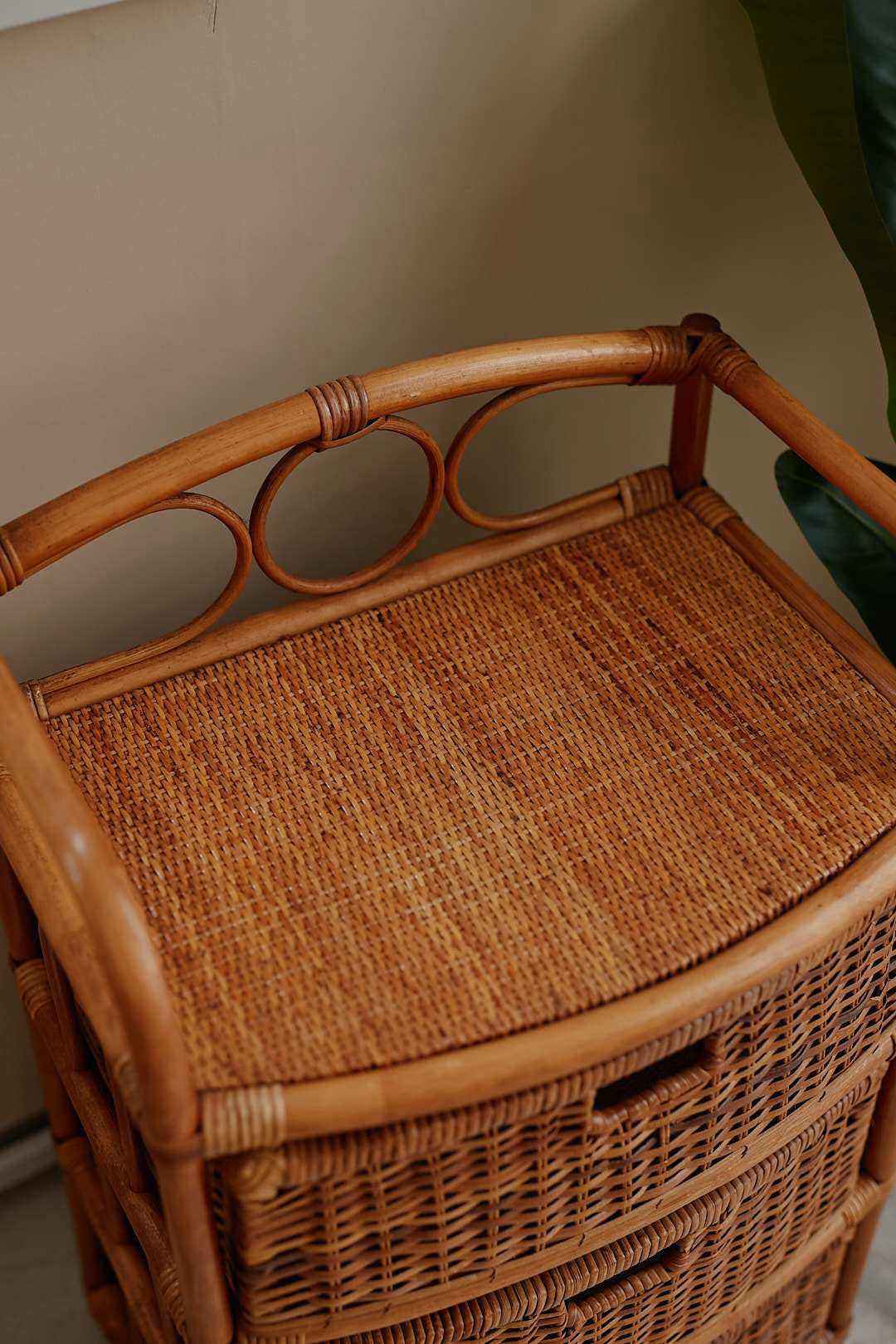 3Drawer Rattan Chest