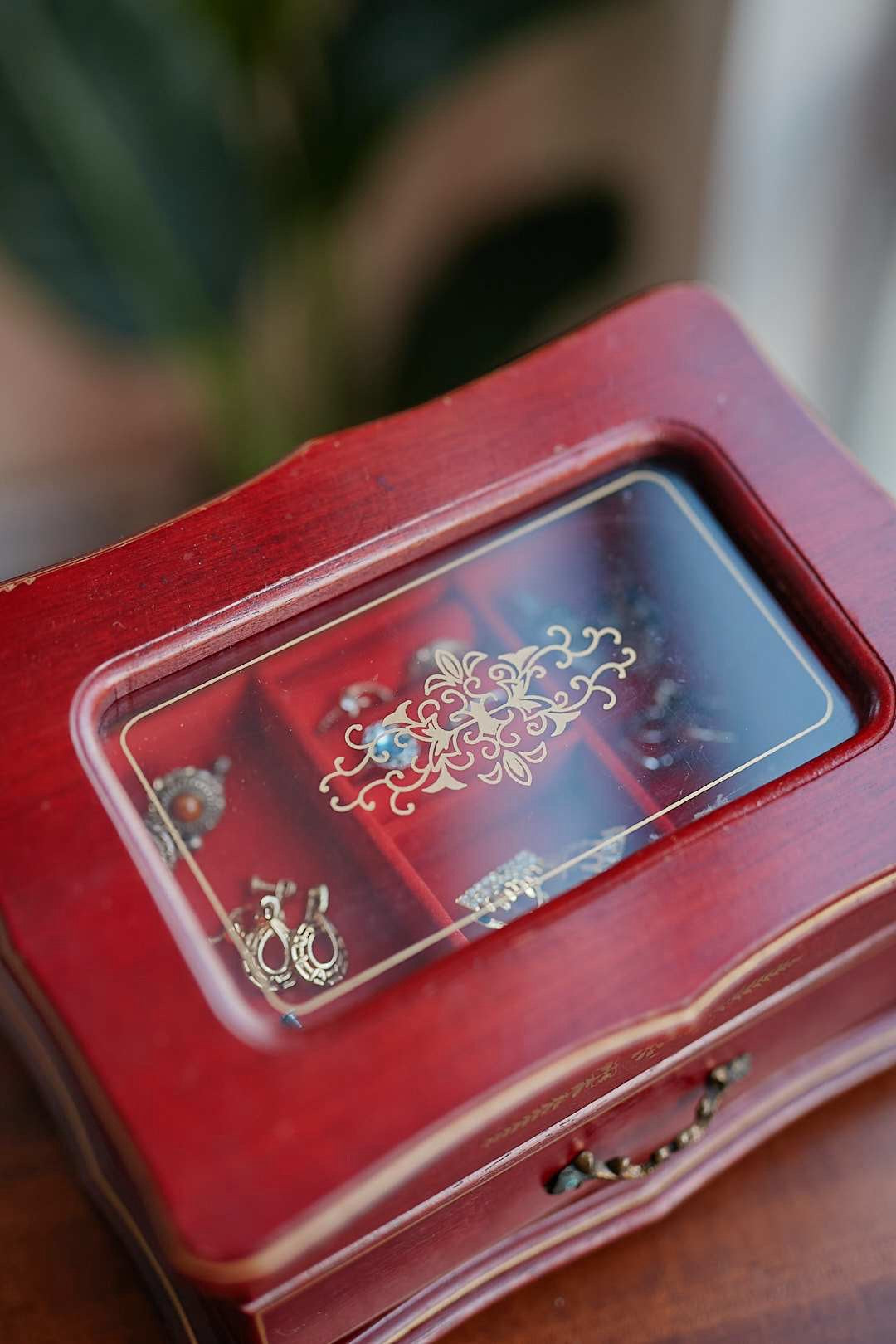 Rouge Velvet Jewelry Case