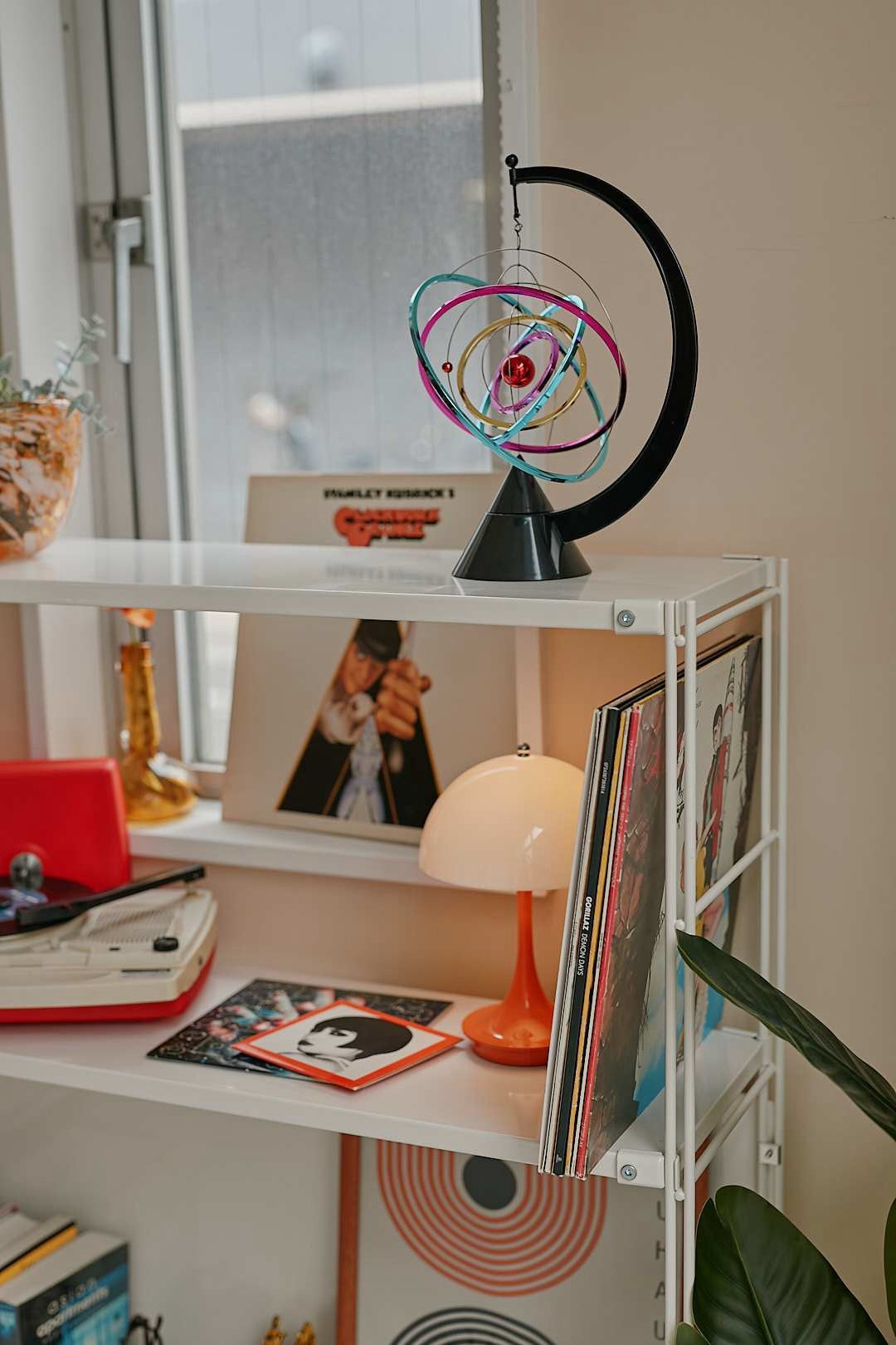 White Caster Shelf