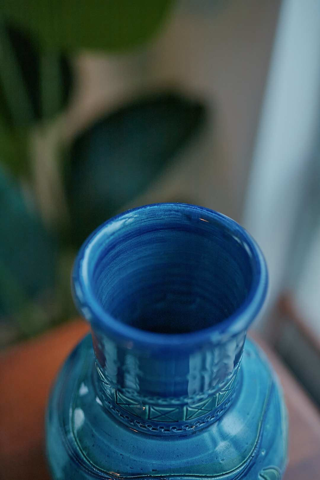 Italy Blue Fish Vase