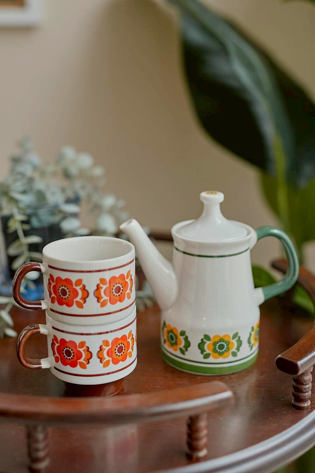 Daisy pot&cup set