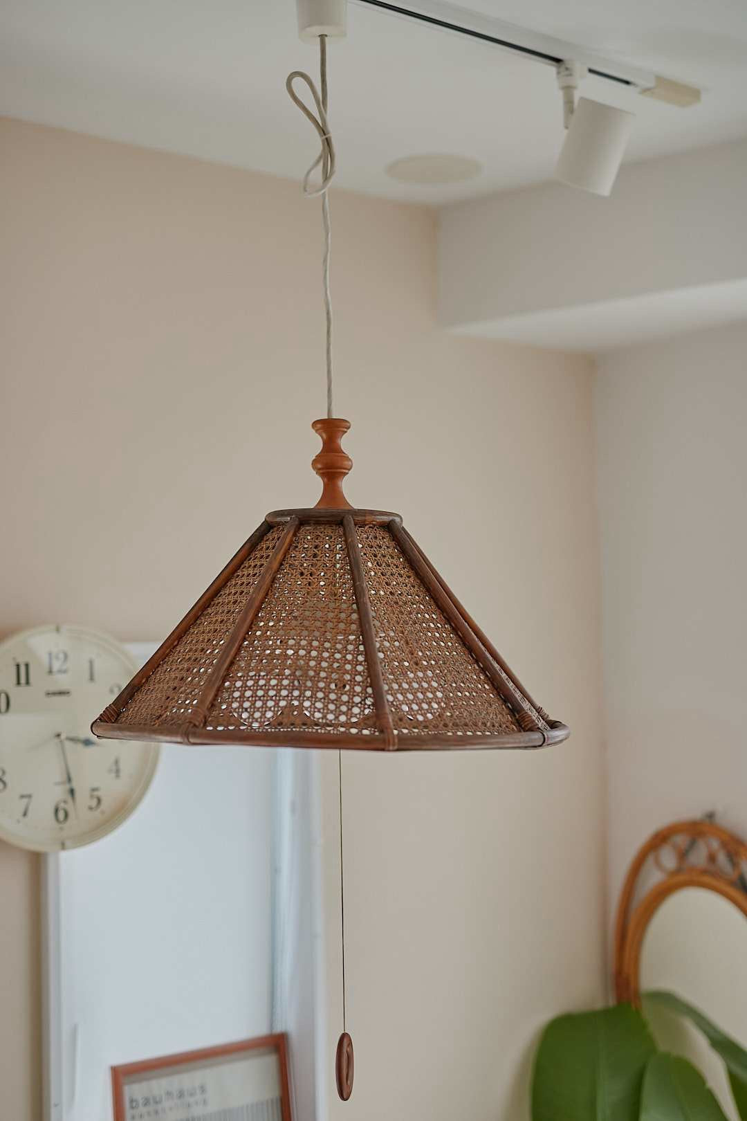 Rattan pendant light