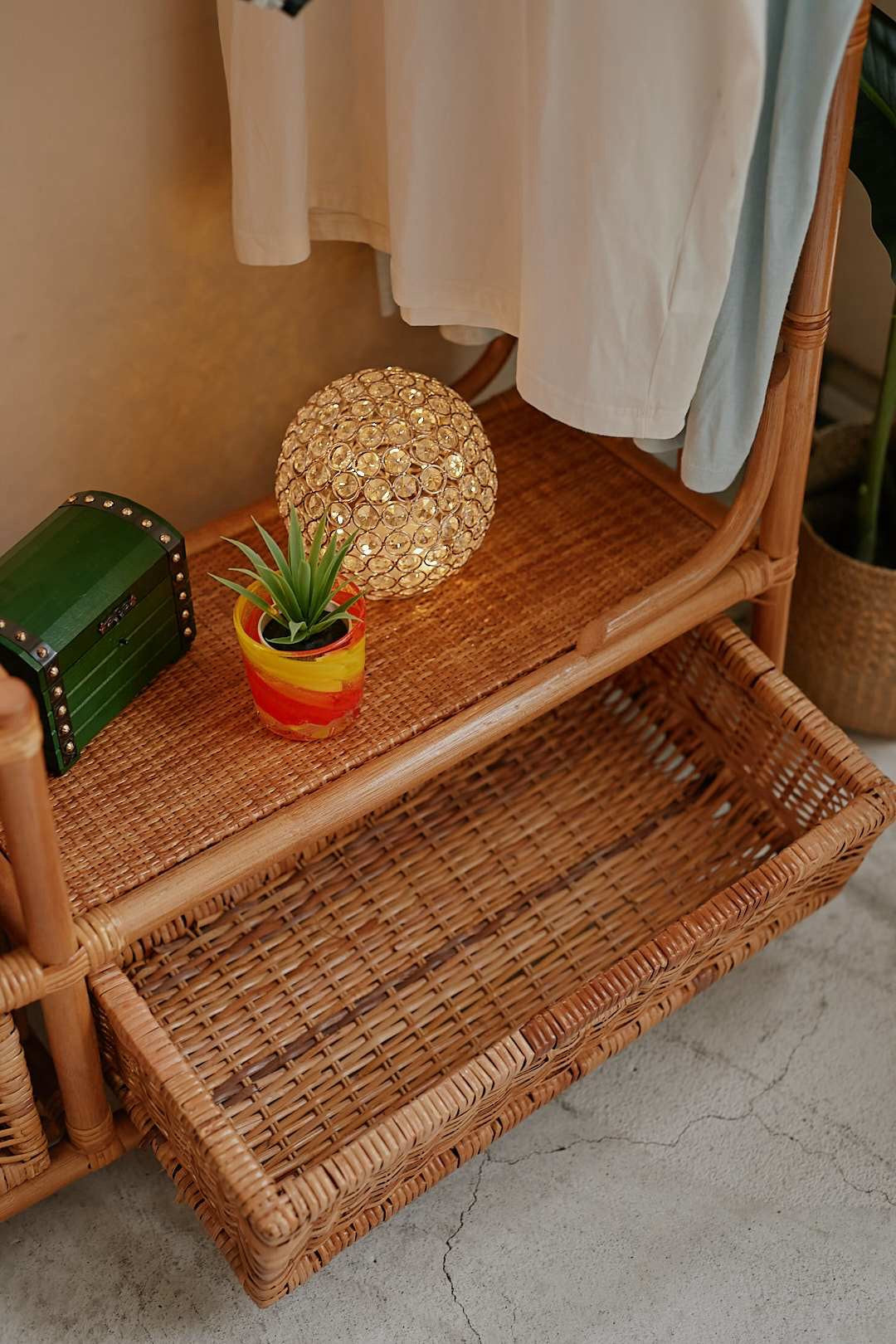 Rattan Wardrobe Rack
