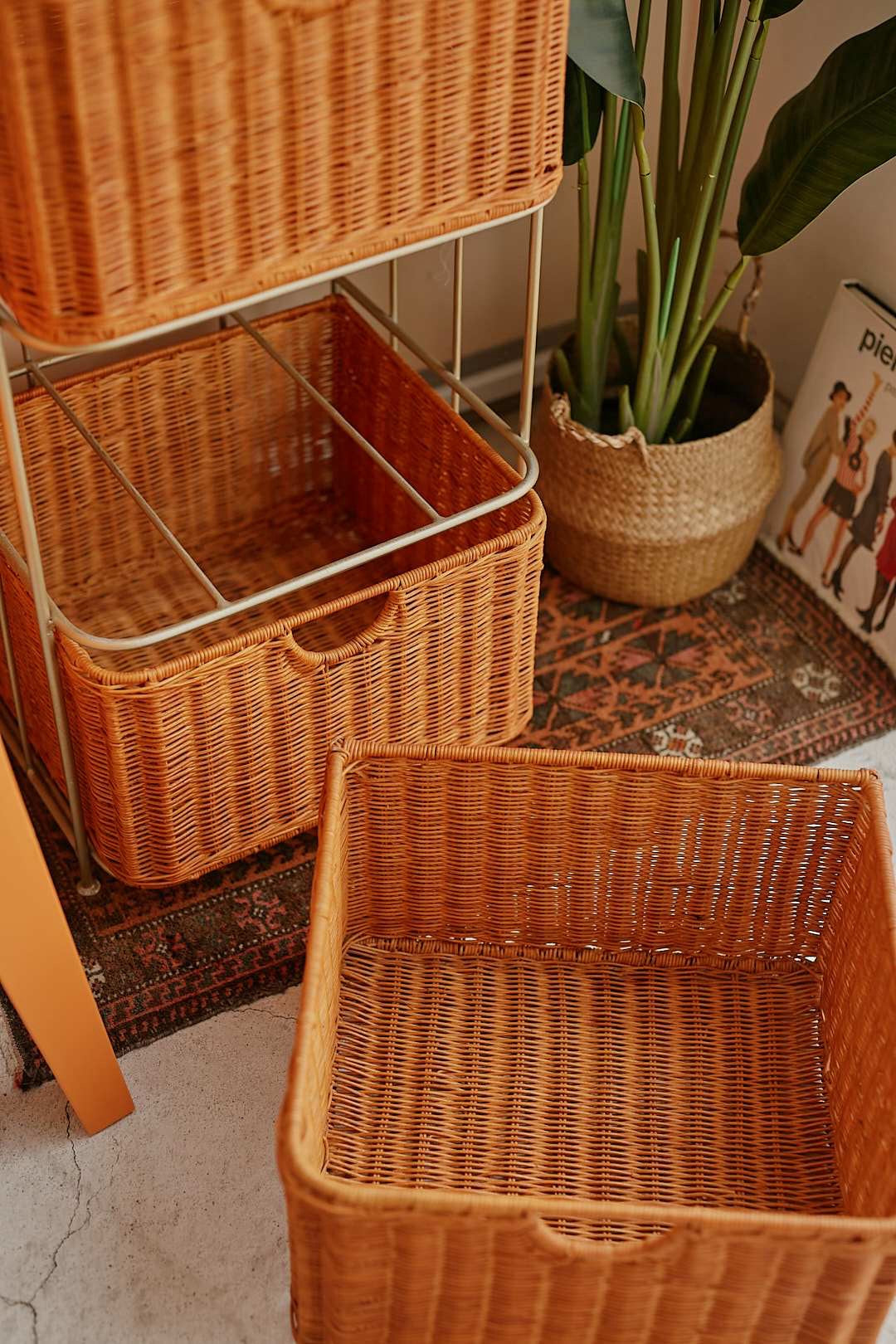 Rattan Drawer Rack