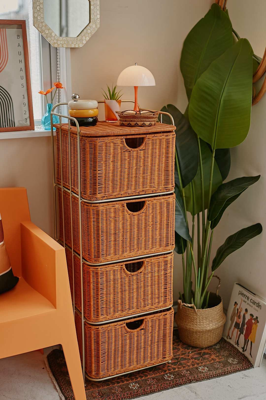 Rattan Drawer Rack
