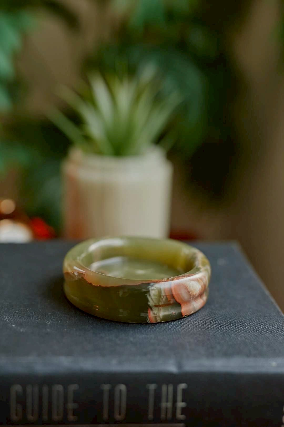 naturalstone Green onyx mini tray③