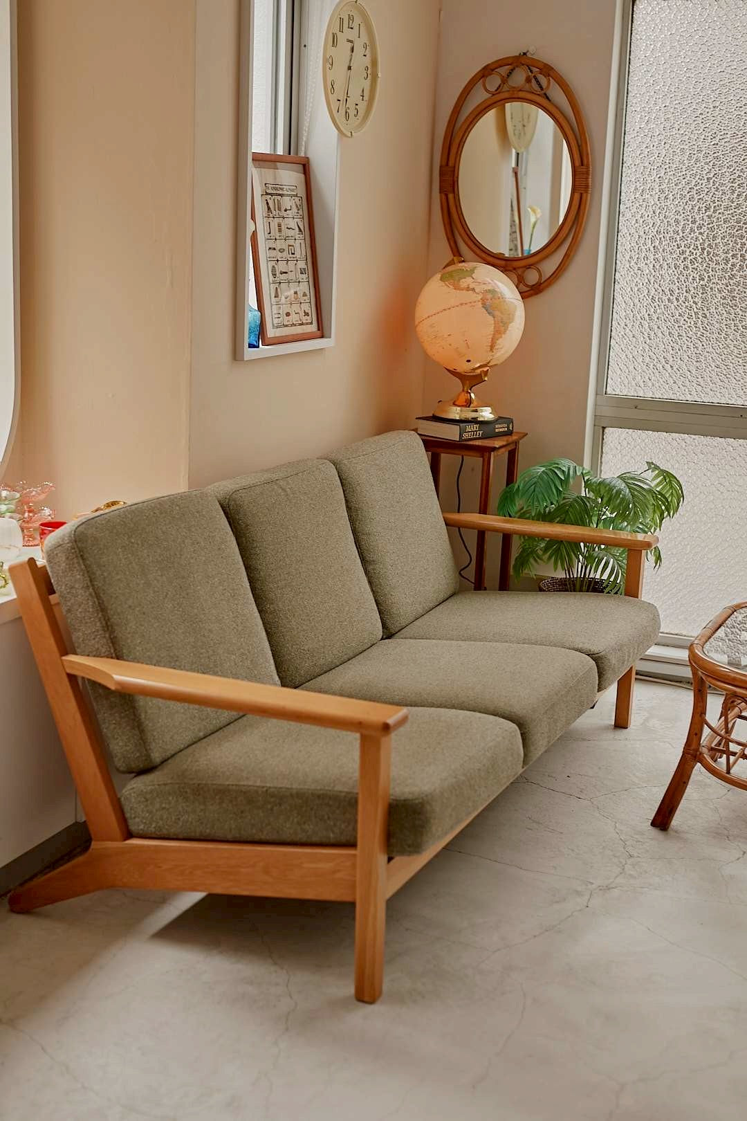 Natural Oak Frame Sofa
