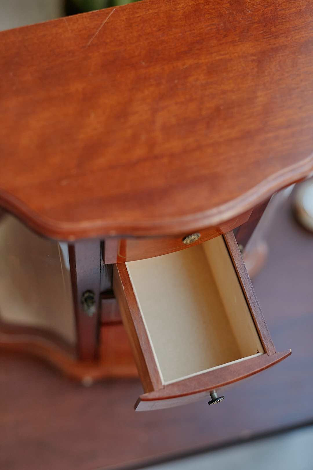 Double Glass Jewelry Cabinet
