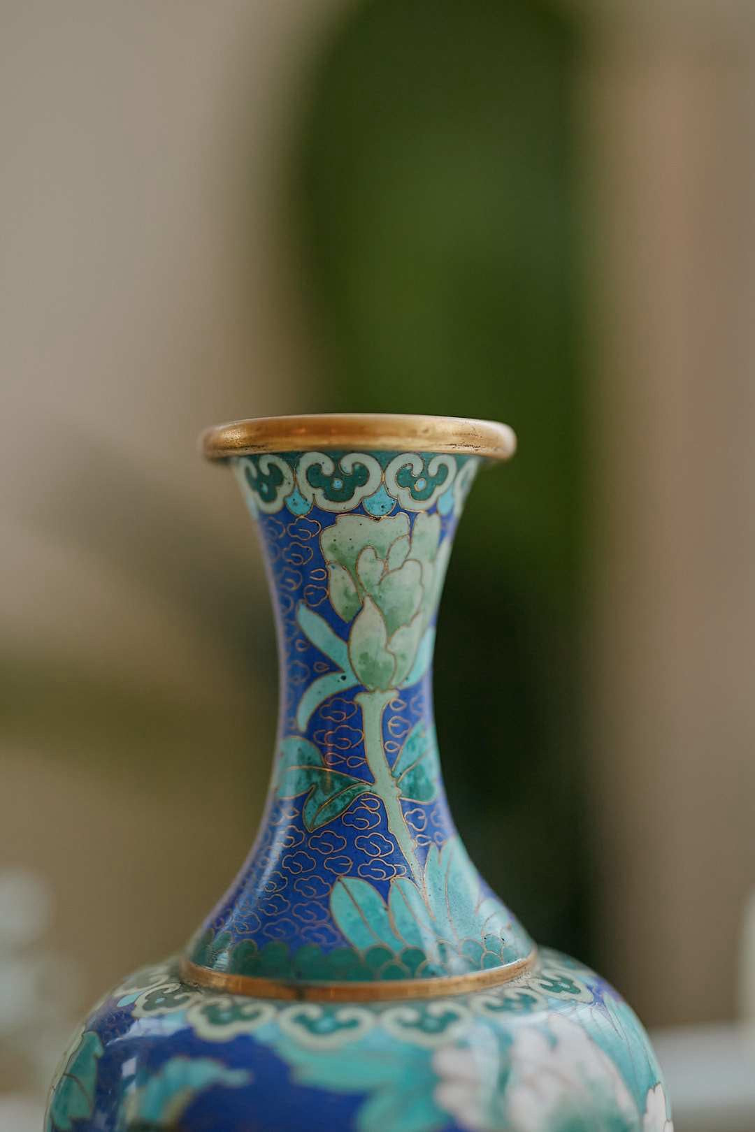 Shippo Blue Flower Vase