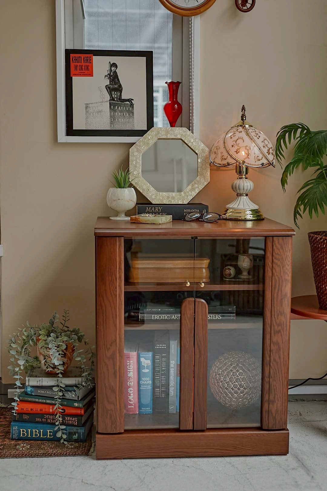 Brownwood Display Cabinet