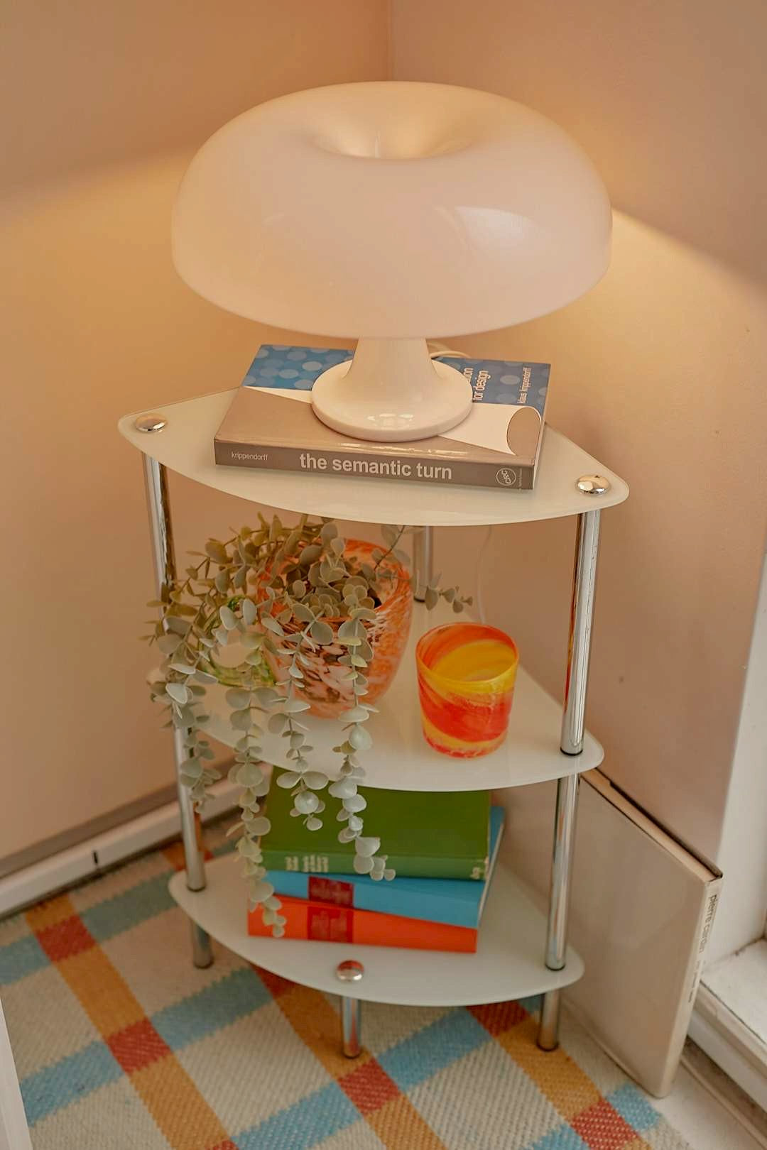 Glass Corner Stand