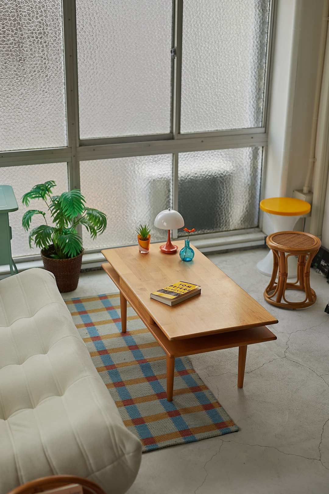 Natural Wood 2tiers Low Table