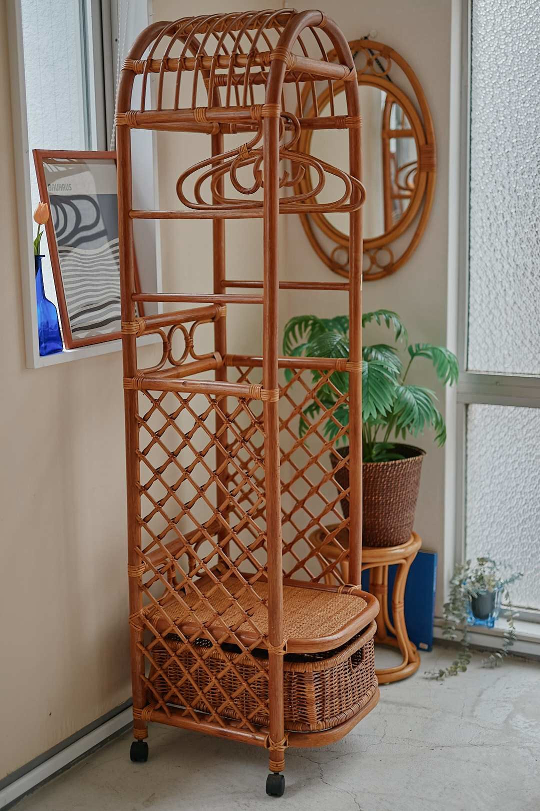 Rattan Wardrobe Rack