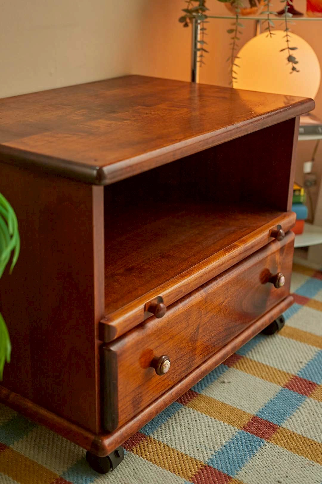 Vintage Wood Side Chest