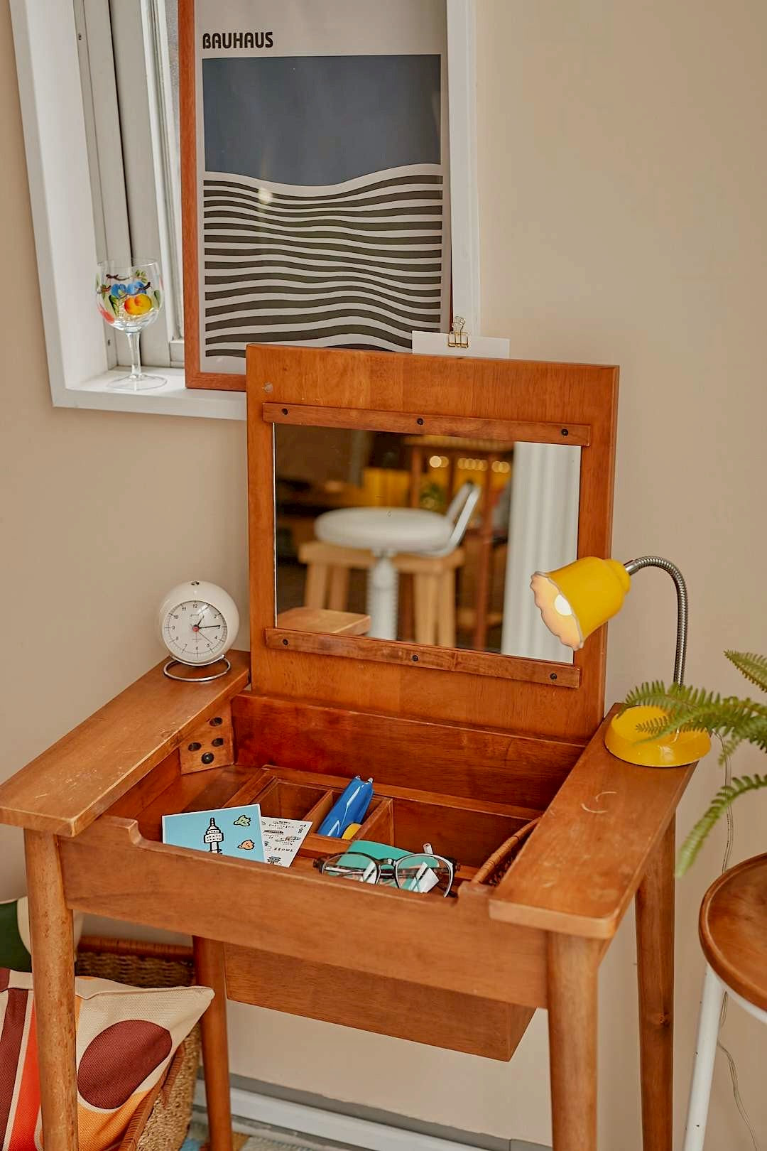 Hidden Vanity Desk