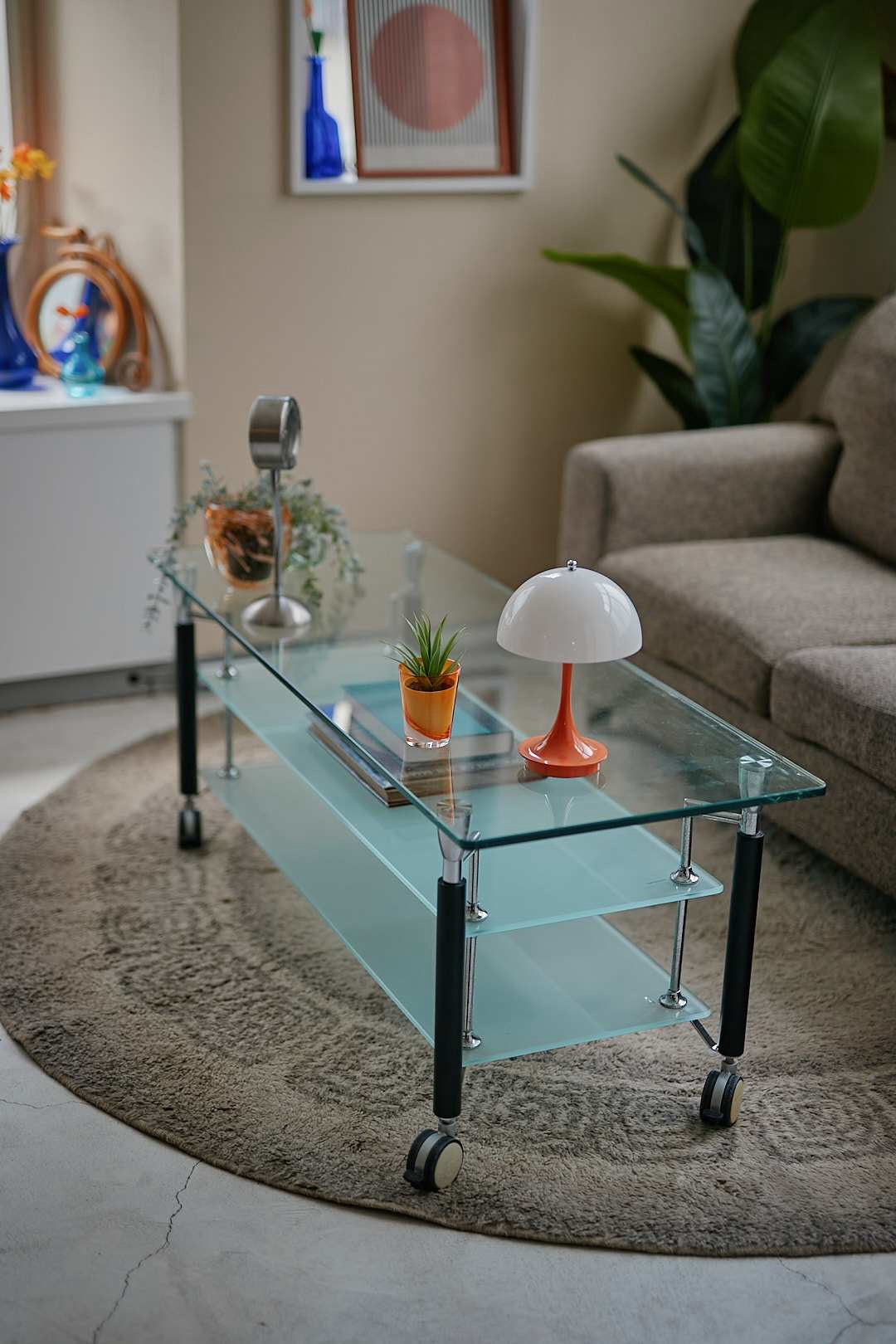Chrome&Glass 3Tier Shelf
