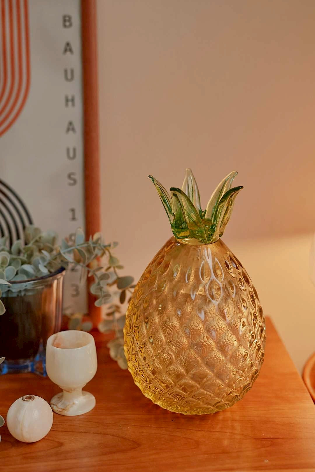 Tropical Glass Objet Vase