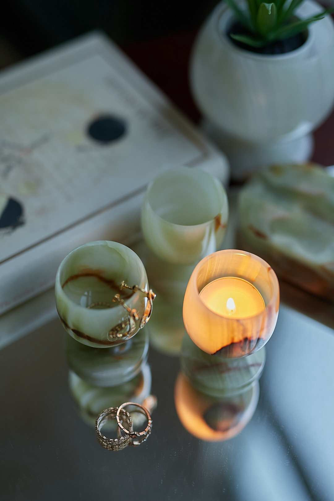 Green Onyx Mini Goblet①