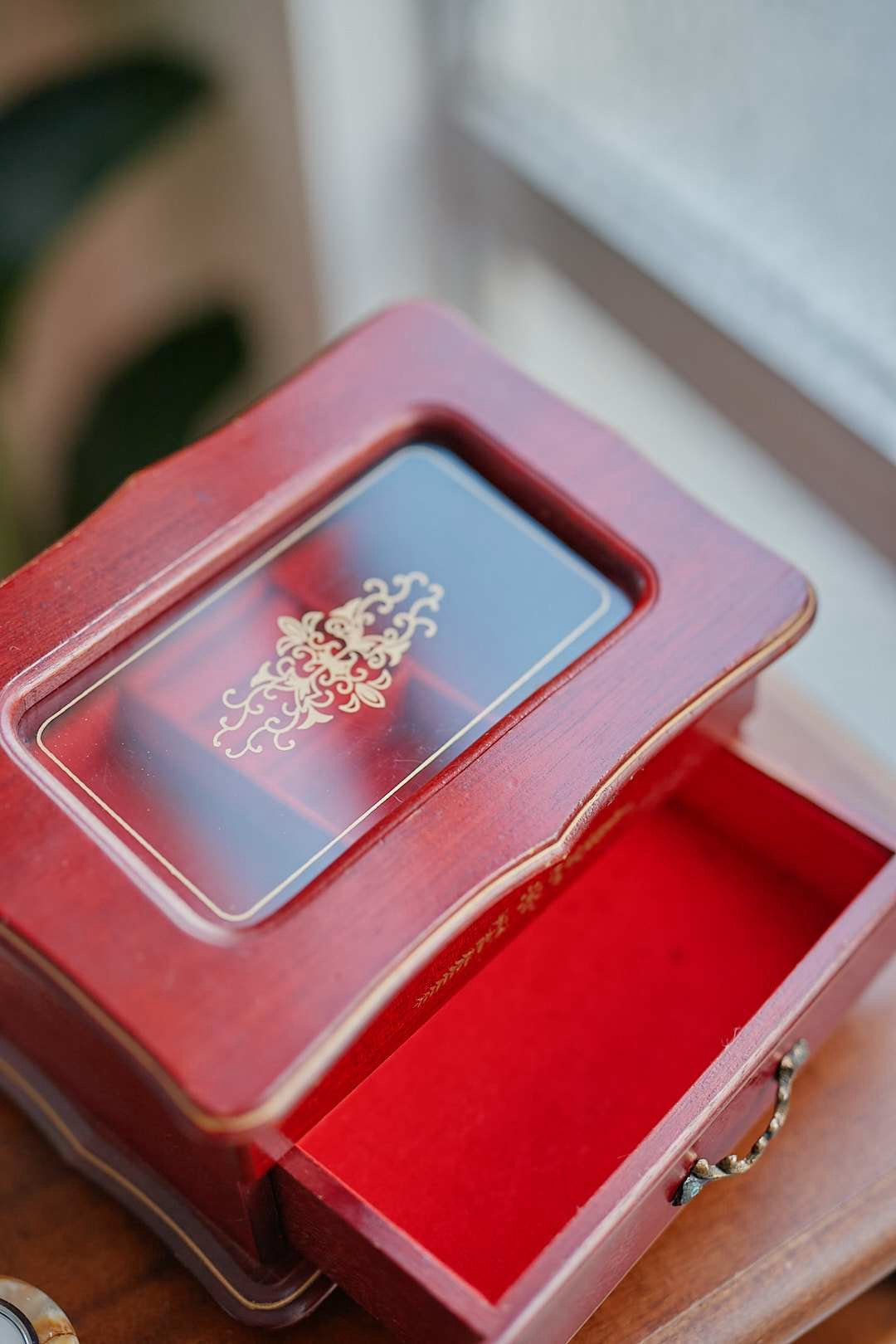 Rouge Velvet Jewelry Case