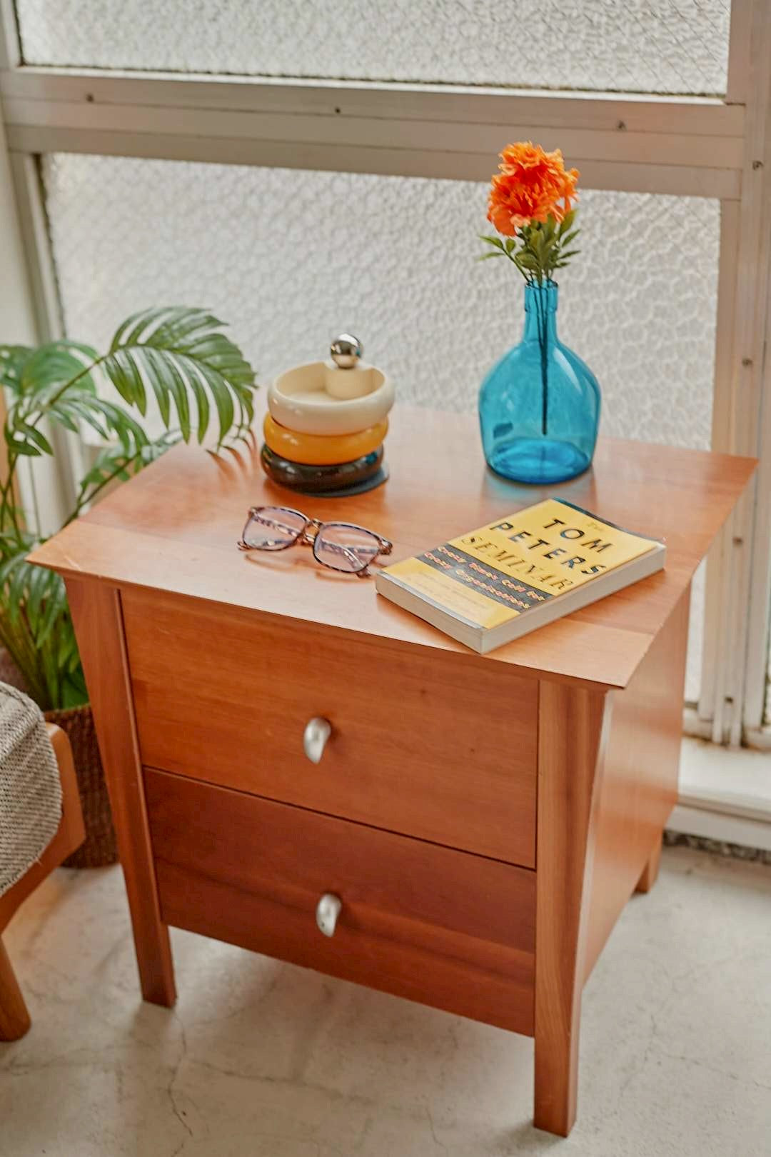 Minimal Wood Night Cabinet
