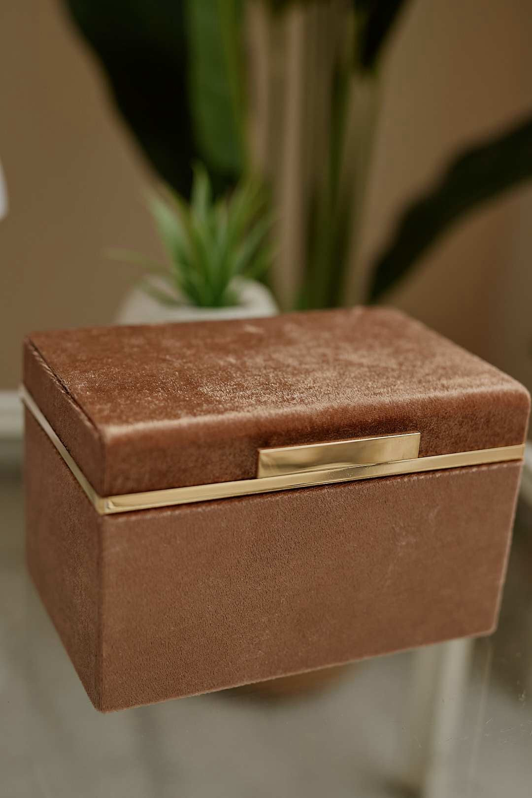 Pink Velvet Jewelry Box