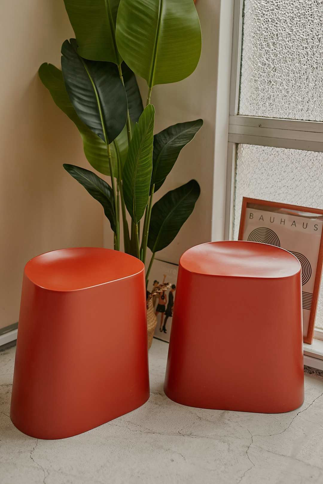 Terracotta Side Stool