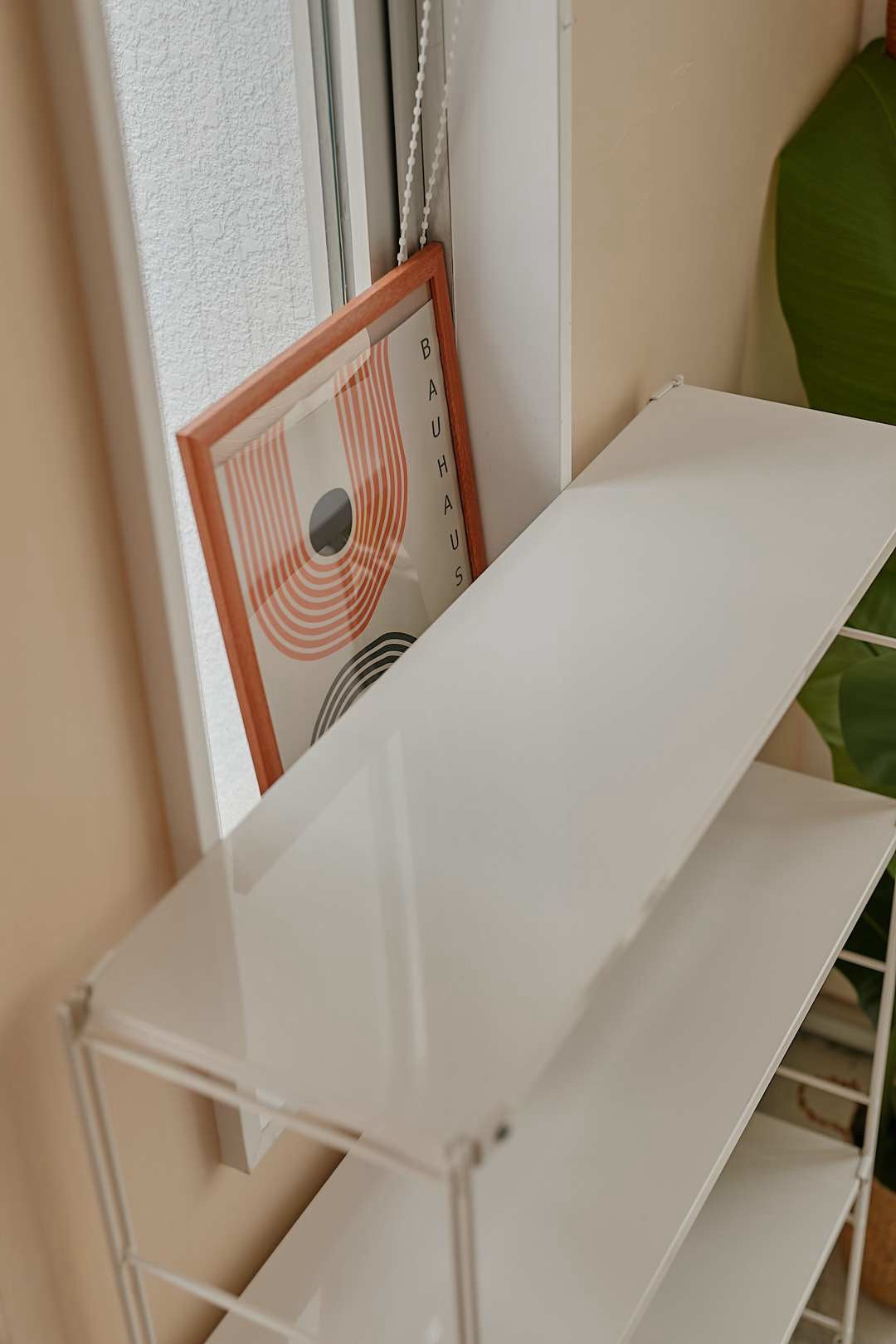 White Caster Shelf