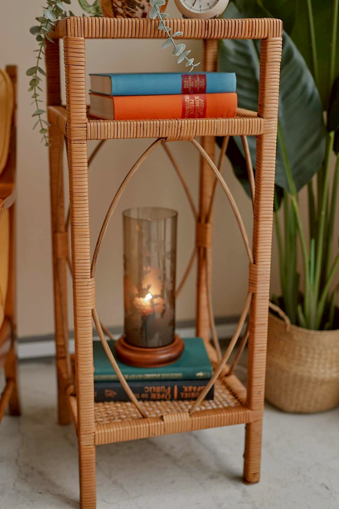 Rattan Side Shelf