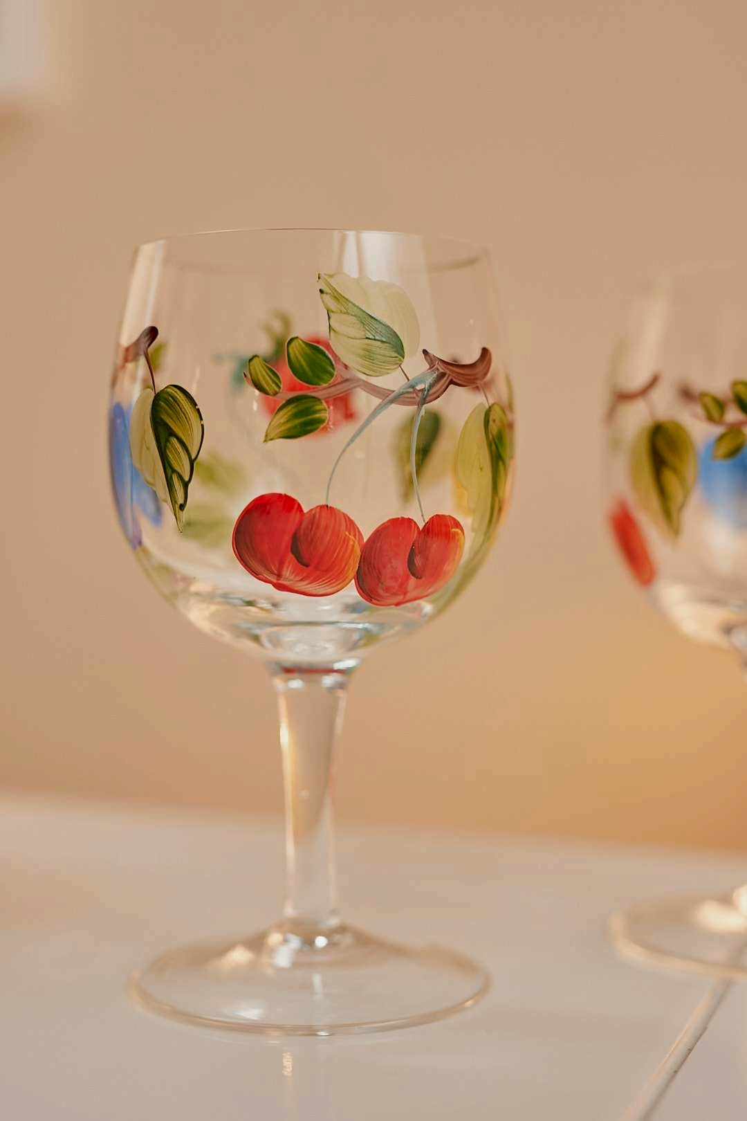 Fruit Garden Wine Glass
