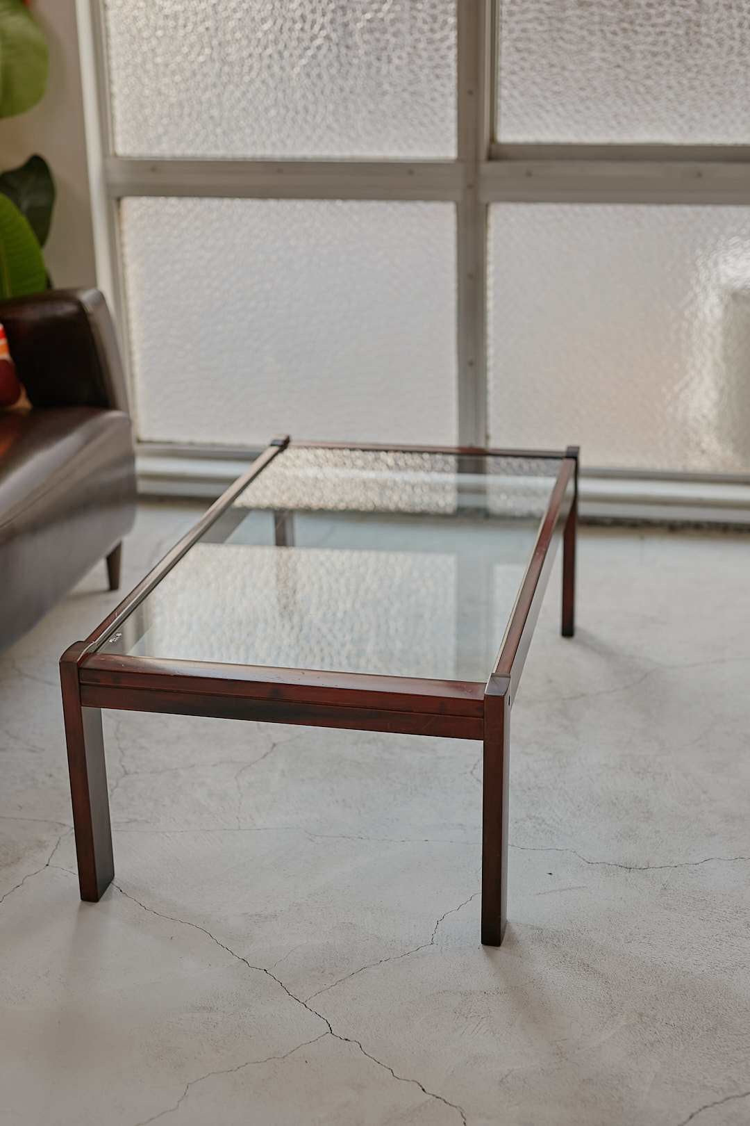 カリモク Glass Coffee Table