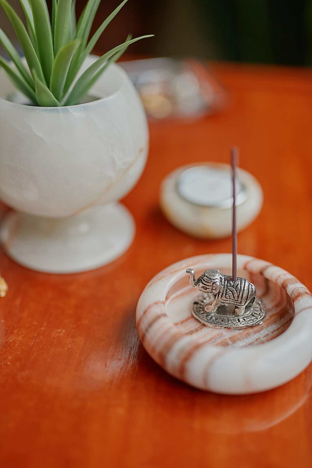 Pink Onyx Round Tray