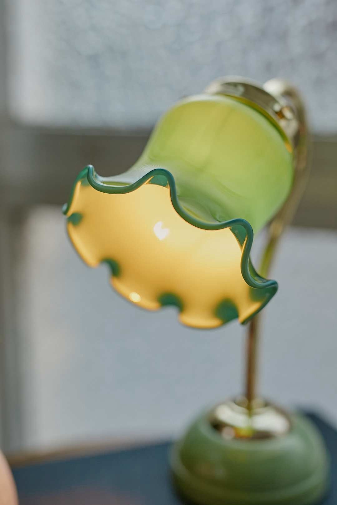 Emerald Frill Table Lamp