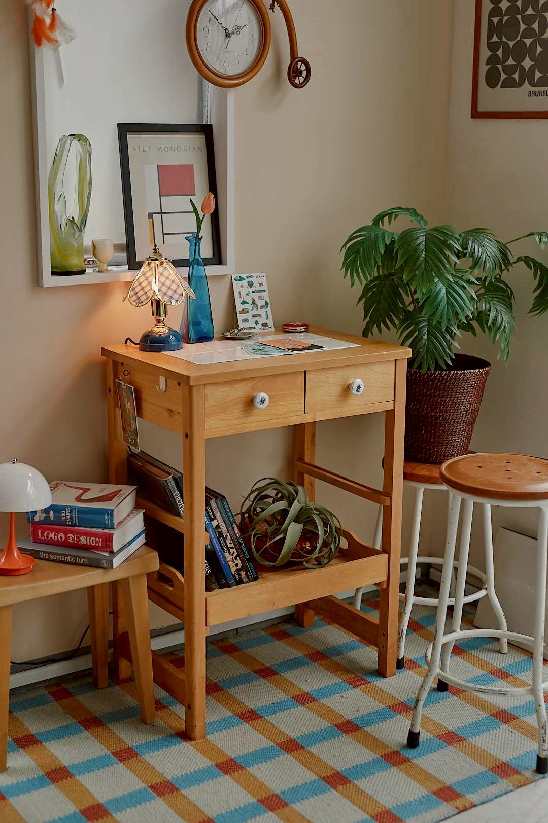 Tile top console