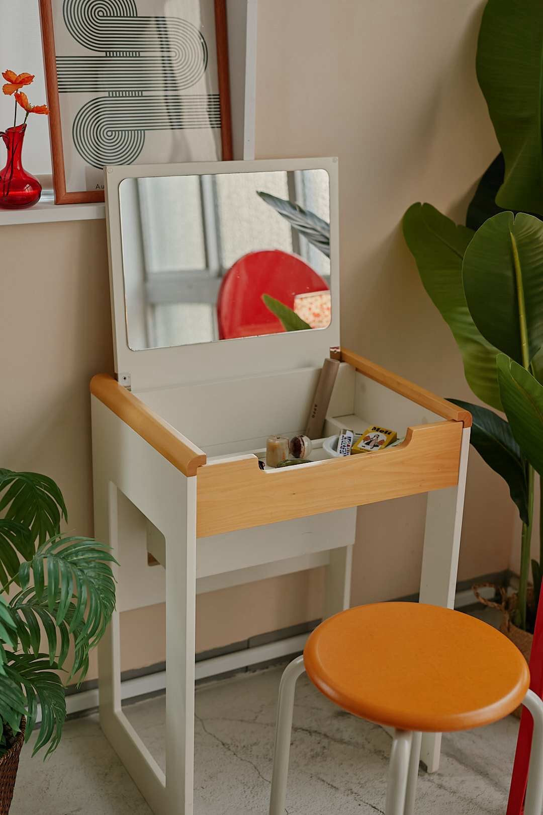 Compact Vanity Desk