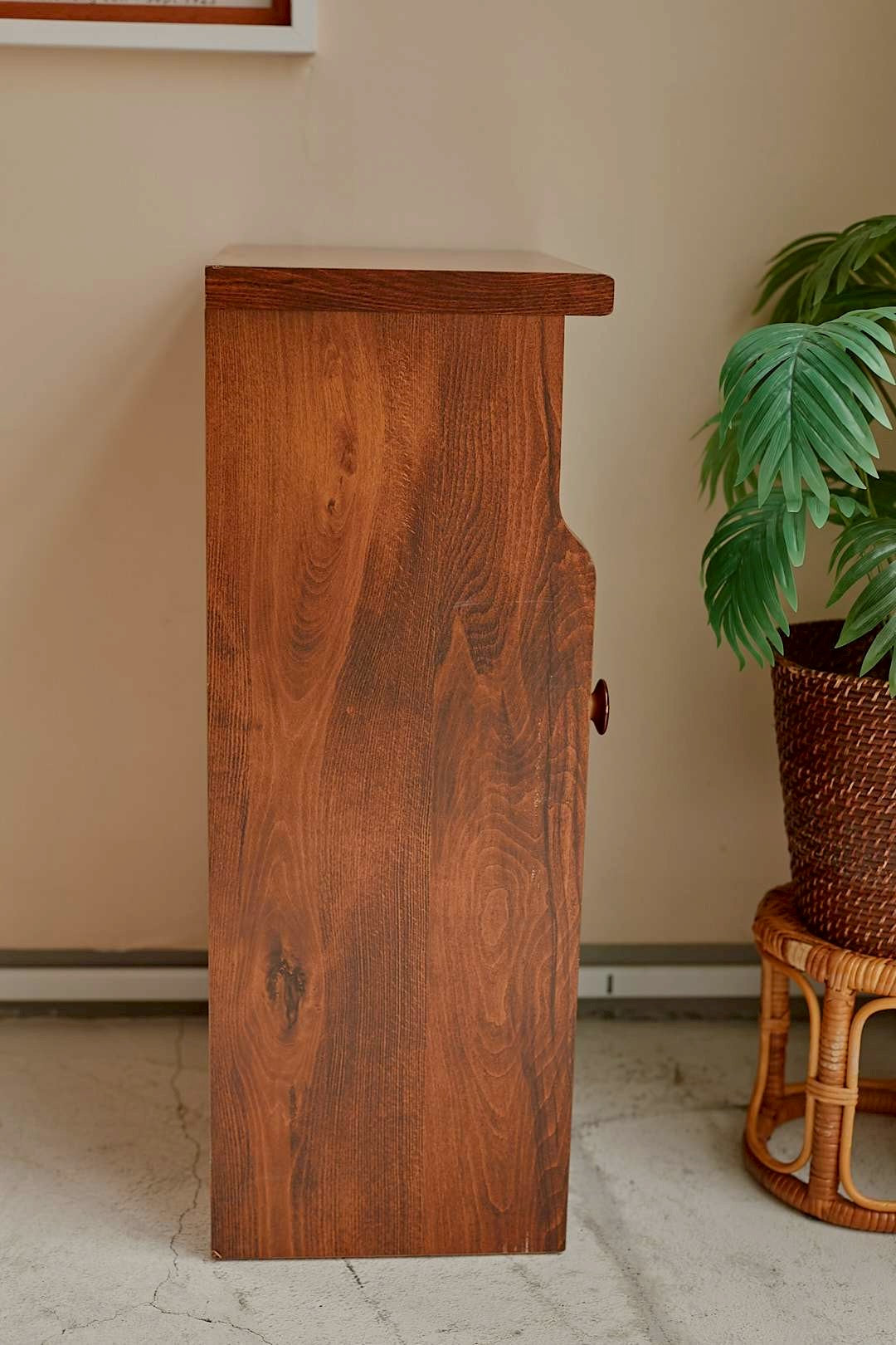 Stripe Glass Side Cabinet