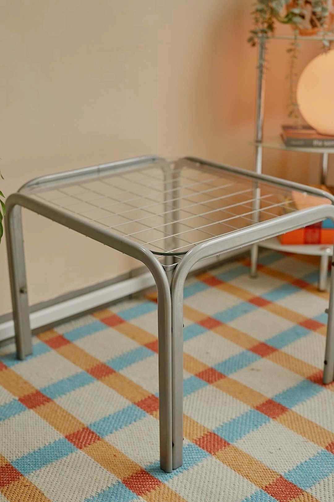 Glass Grid Table