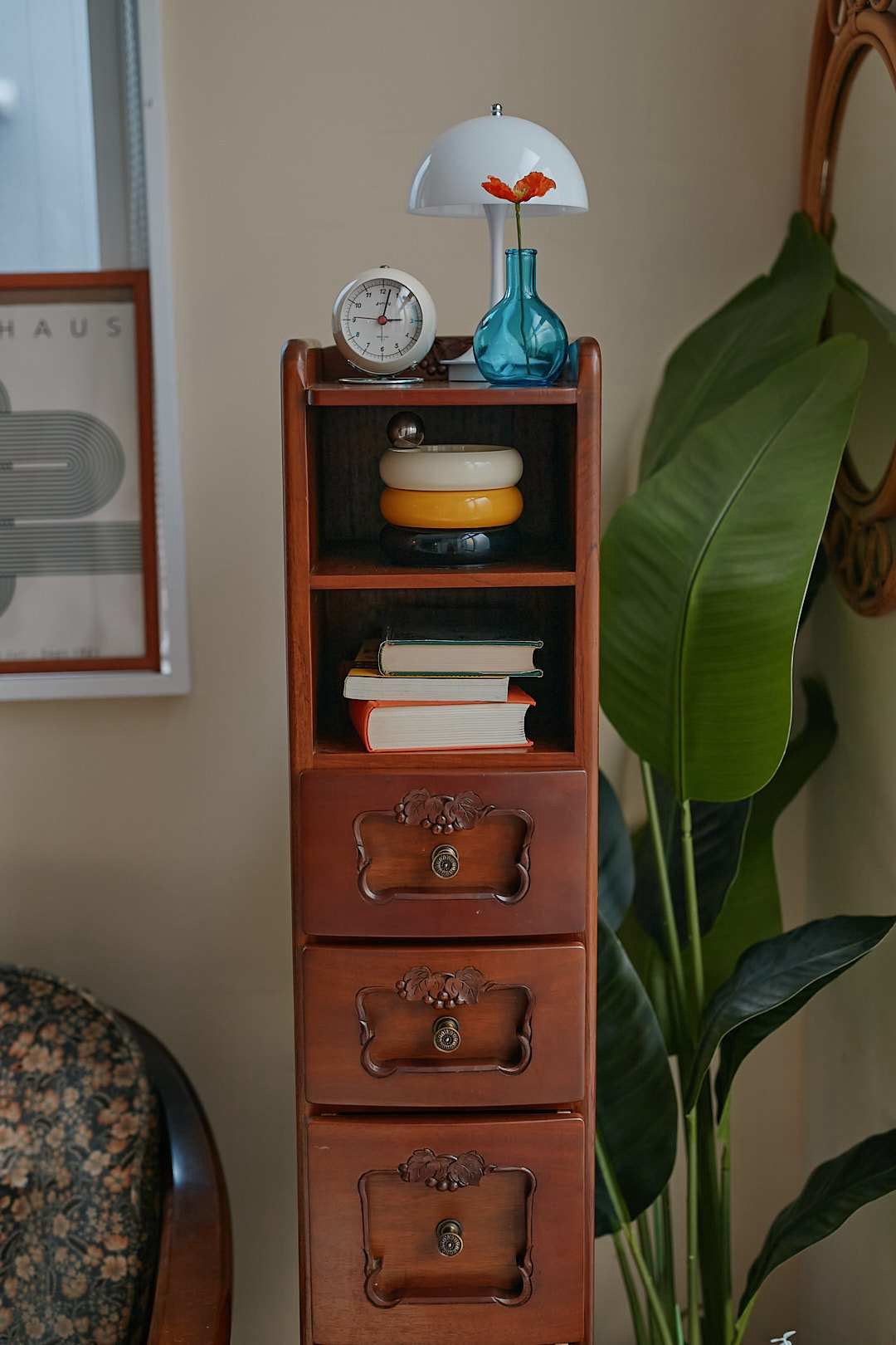Slim Wood Storage Chest