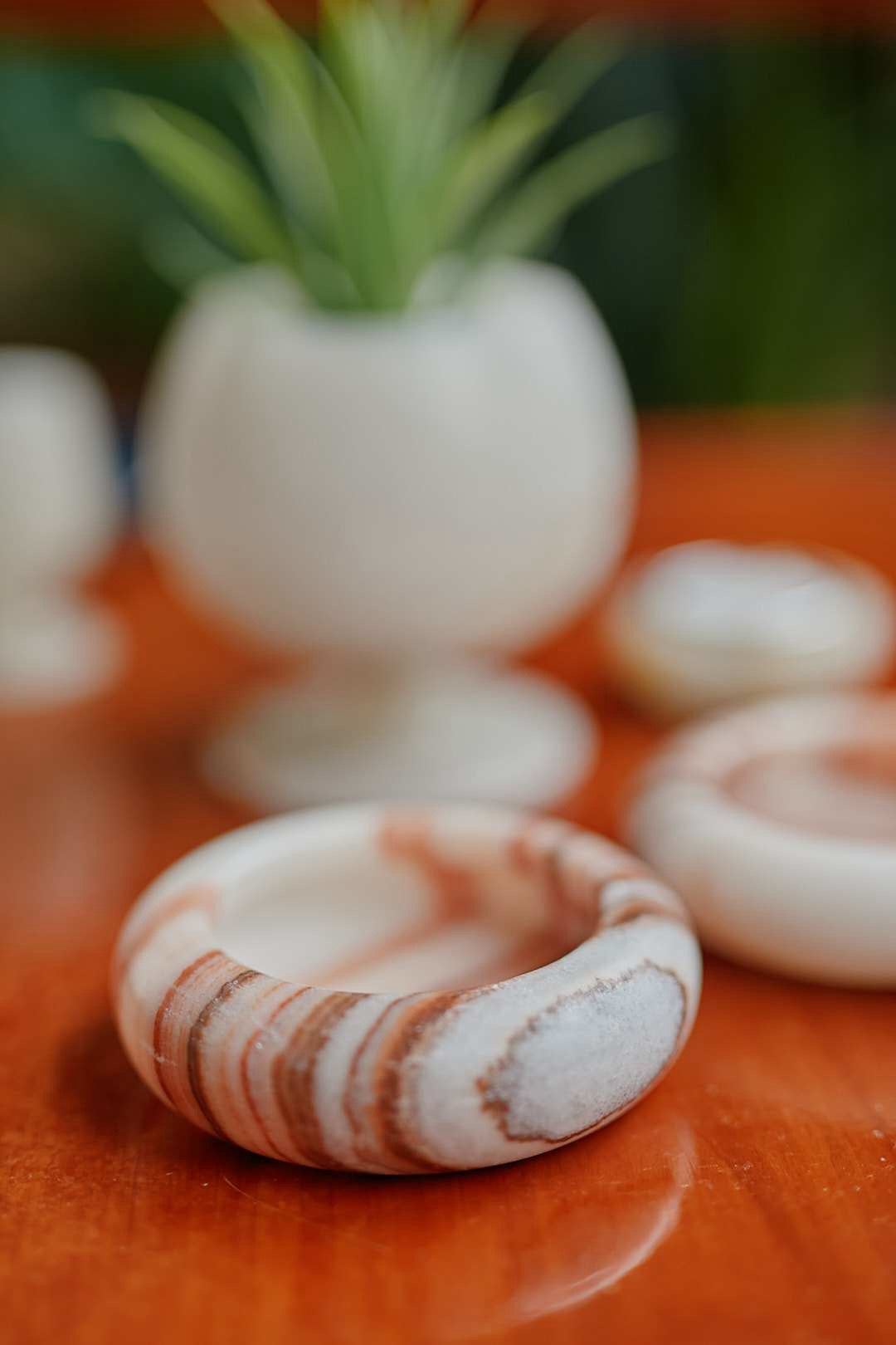 Pink Onyx Round Tray