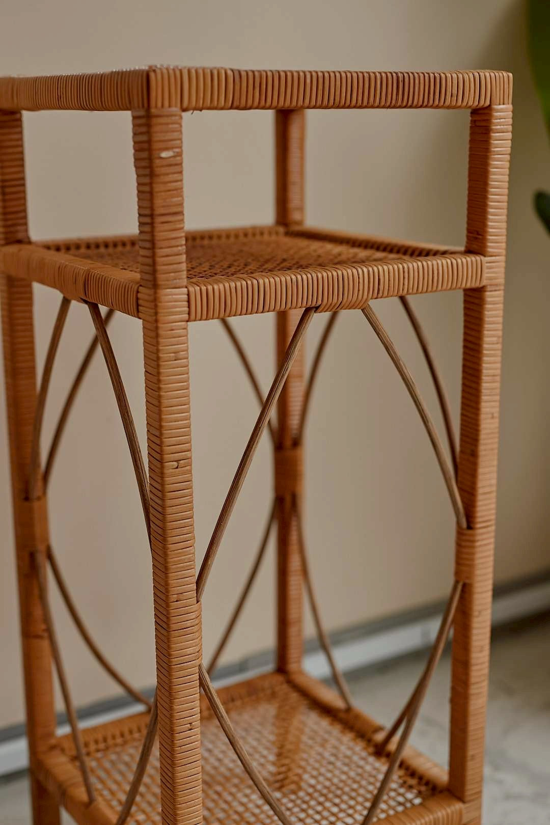 Rattan Side Shelf