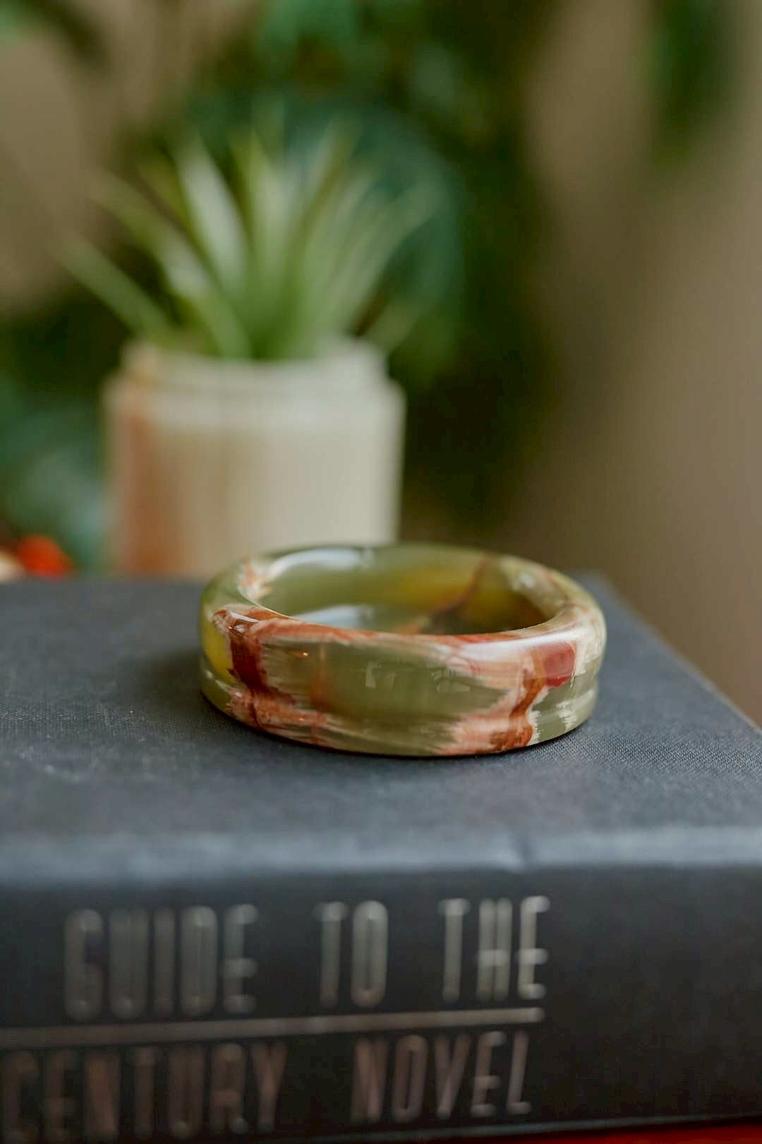 naturalstone Green onyx mini tray①