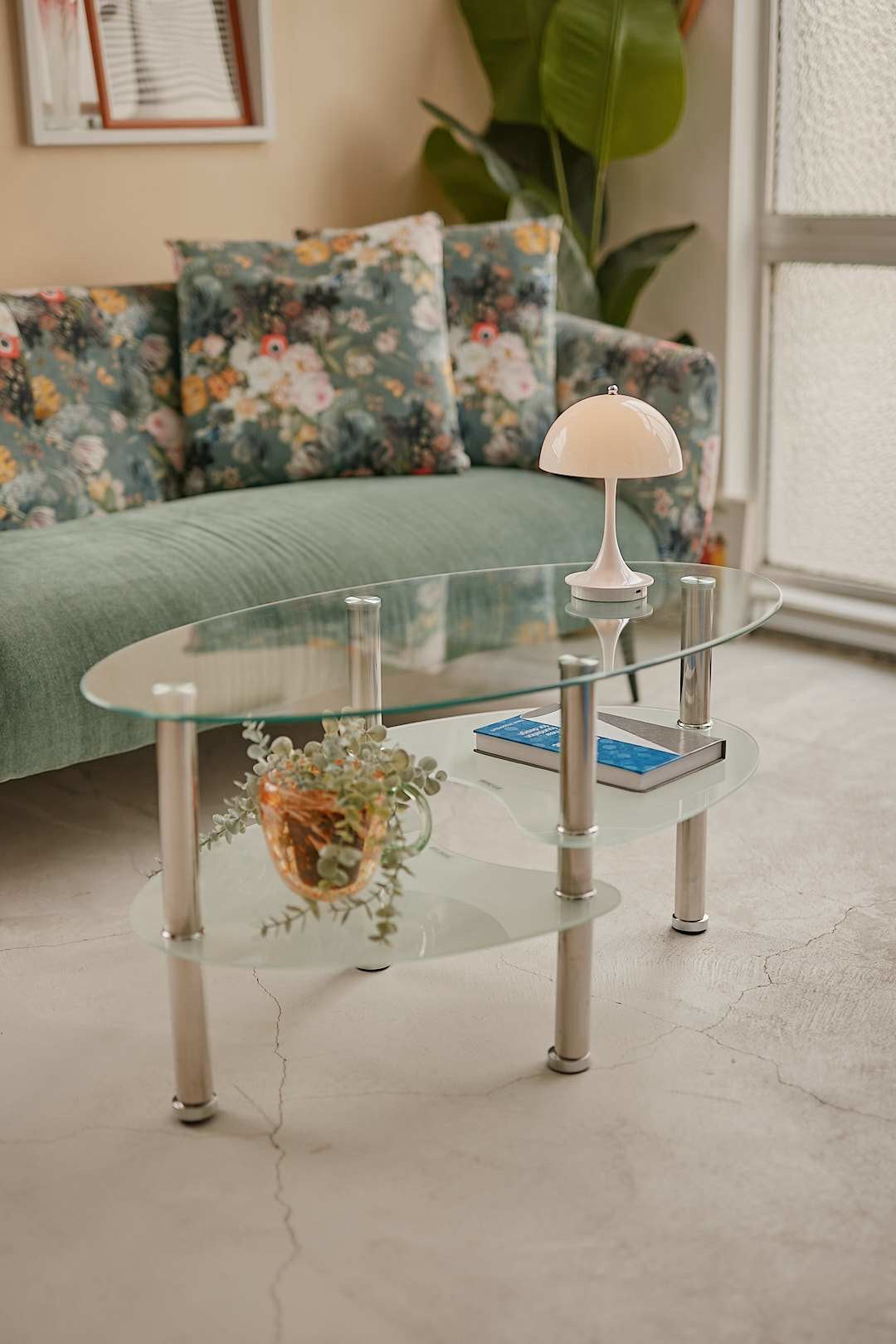 Floating Glass Table