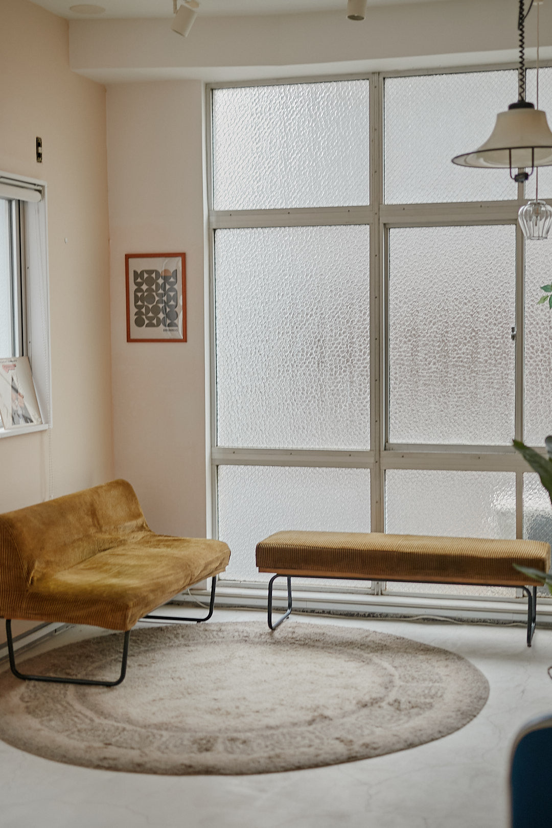 Green Corduroy Sofa Set