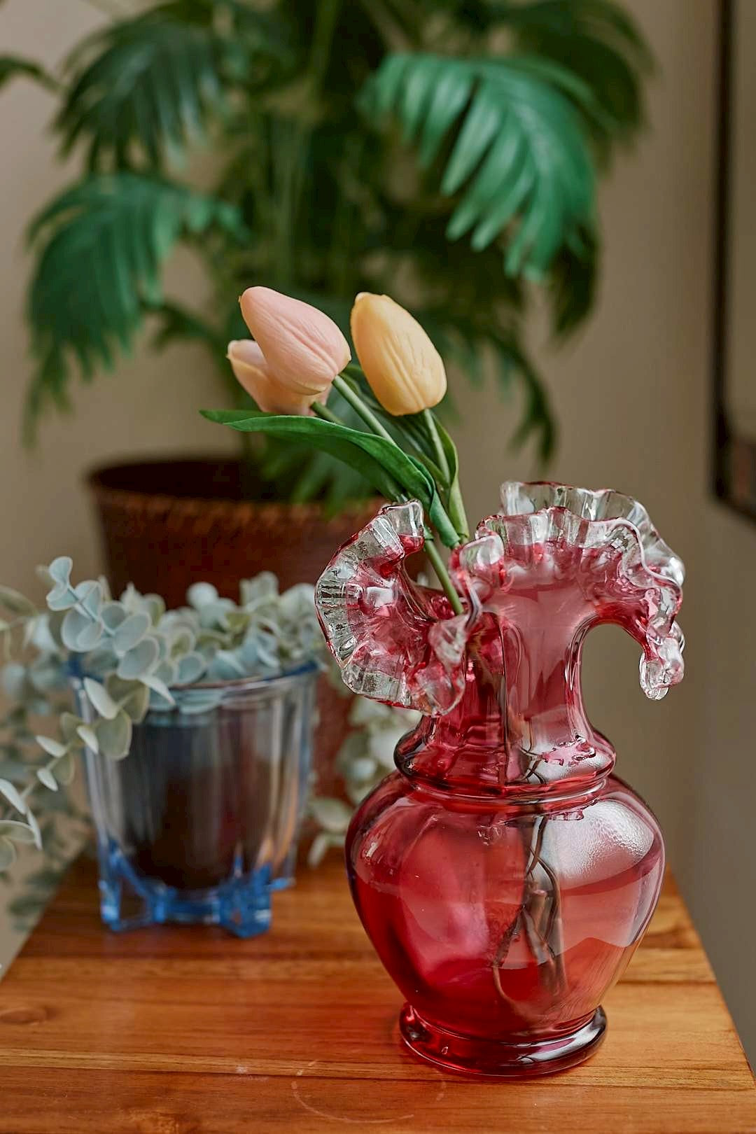 Scarlet Bloom Vase