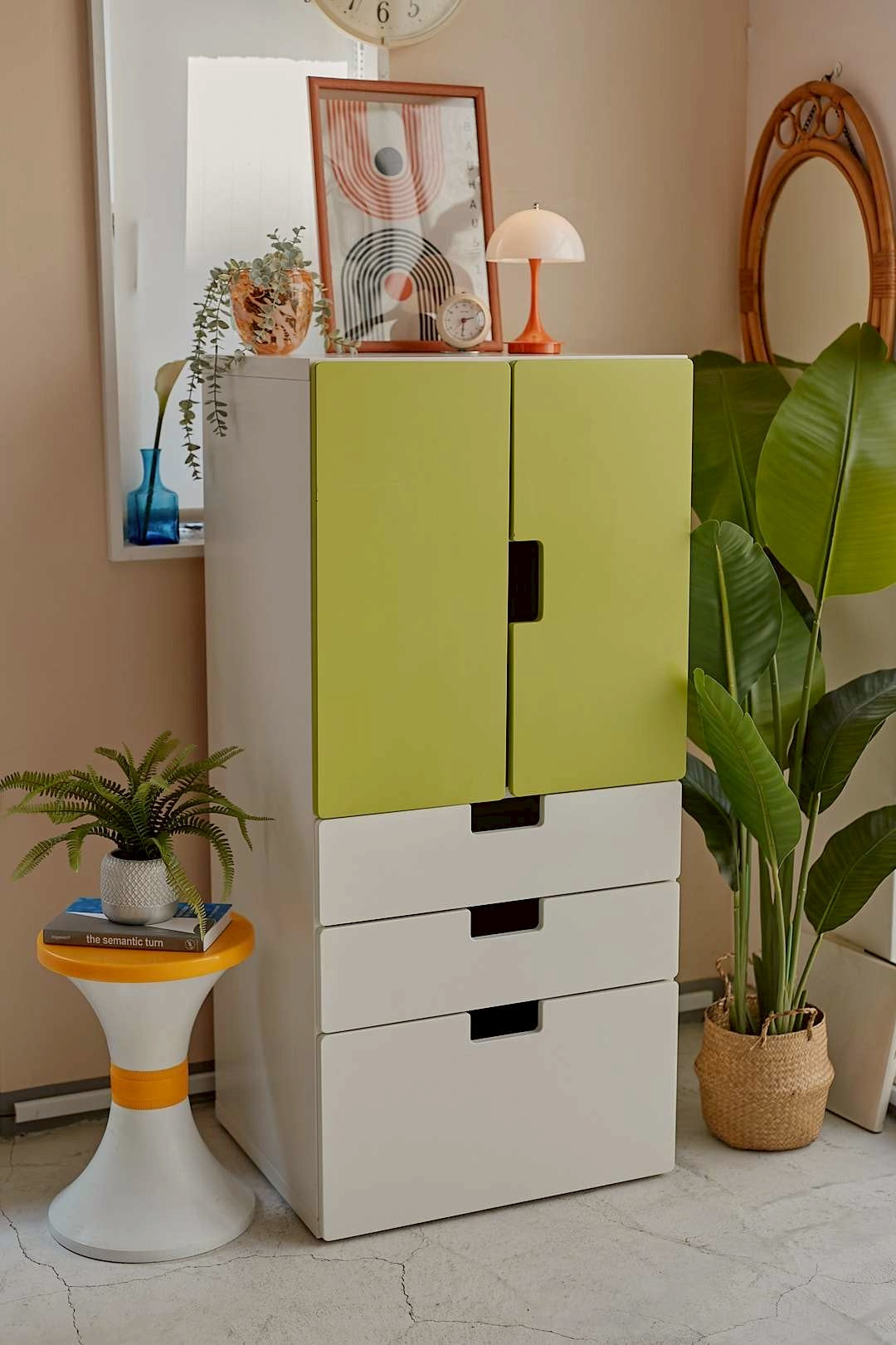 Lime Green Storage Cabinet