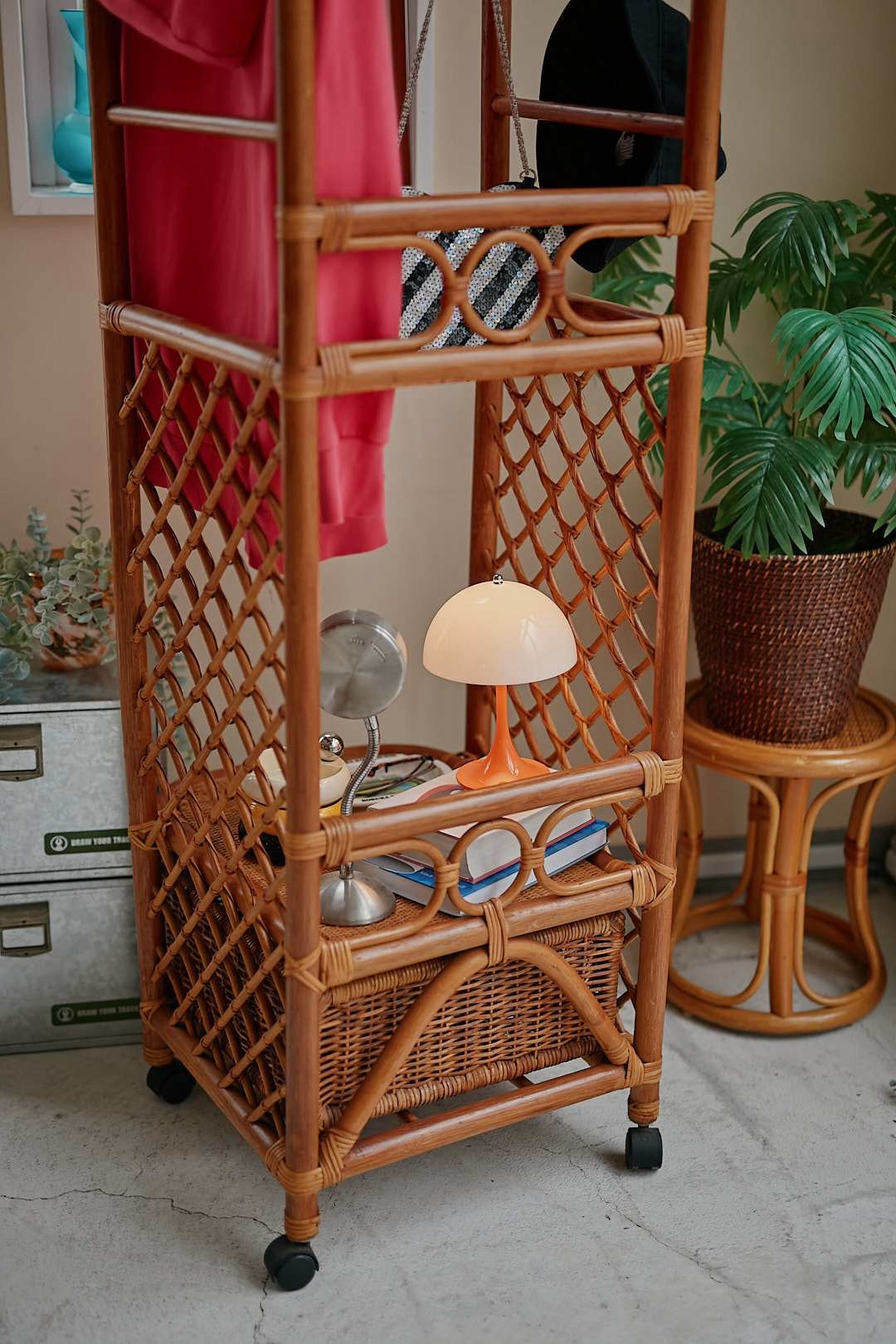 Rattan Wardrobe Rack